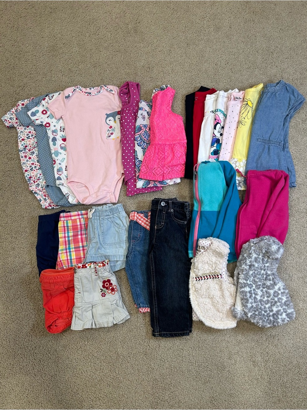 Baby Girl Clothing Bundle Size 12-18 Months (25 Pieces)